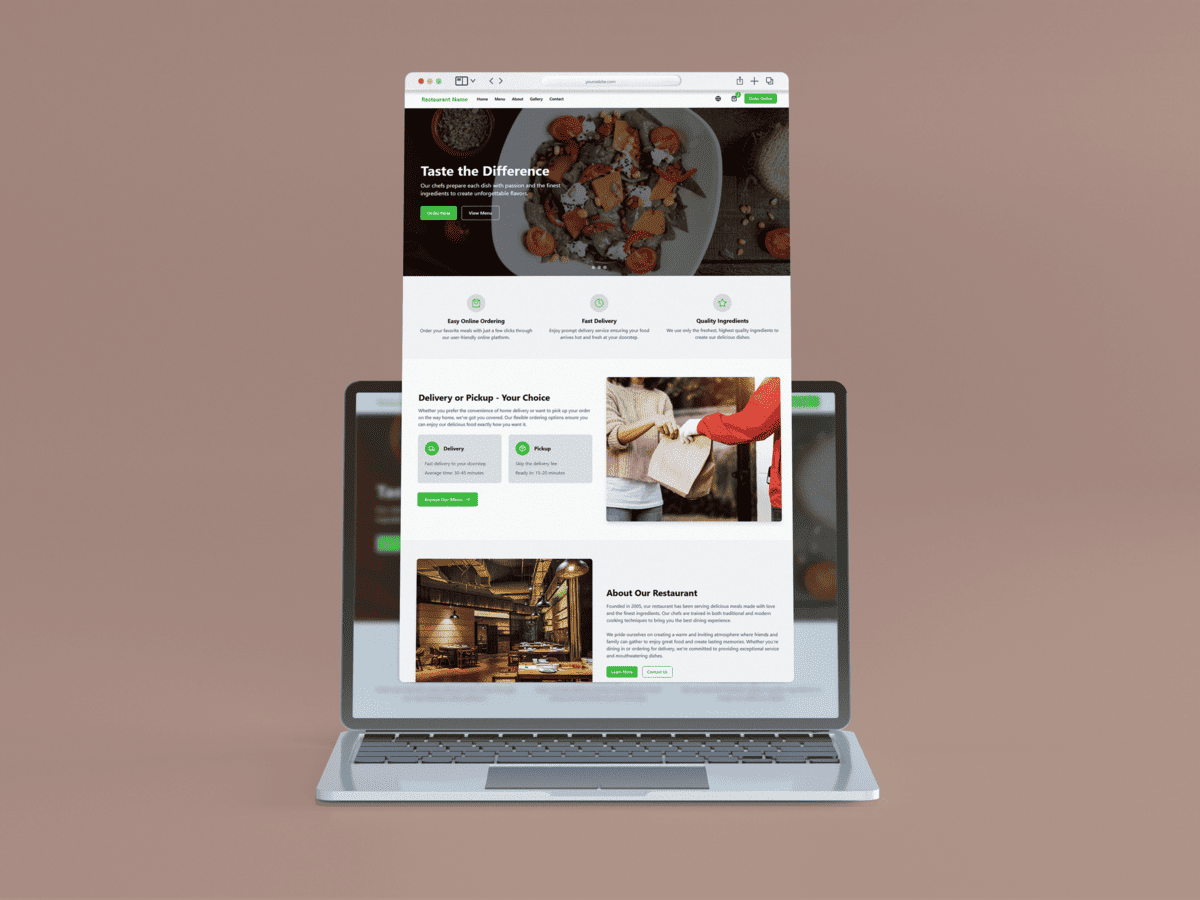 GastroFox Restaurant Dashboard mit Bestell- und Umsatzübersicht